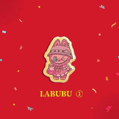LABUBU足金999卡通金箔手机贴