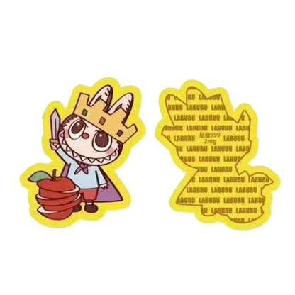 LABUBU足金999卡通金箔手机贴