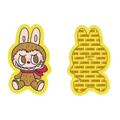 LABUBU足金999卡通金箔手机贴