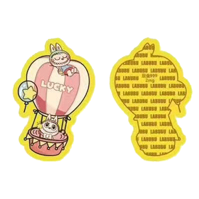 LABUBU足金999卡通金箔手机贴