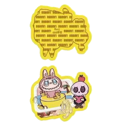 LABUBU足金999卡通金箔手机贴