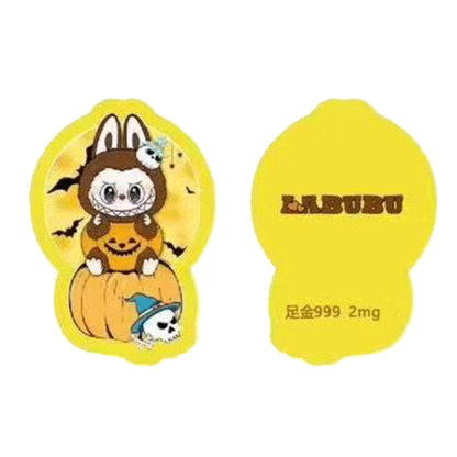 LABUBU足金999卡通金箔手机贴