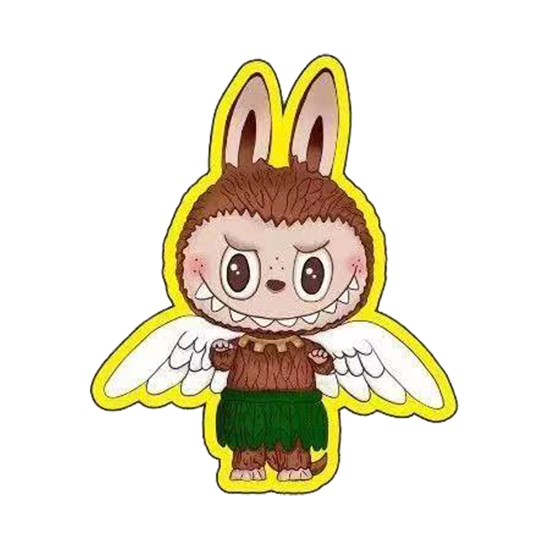 LABUBU足金999卡通金箔手机贴