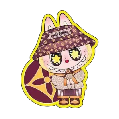 LABUBU足金999卡通金箔手机贴
