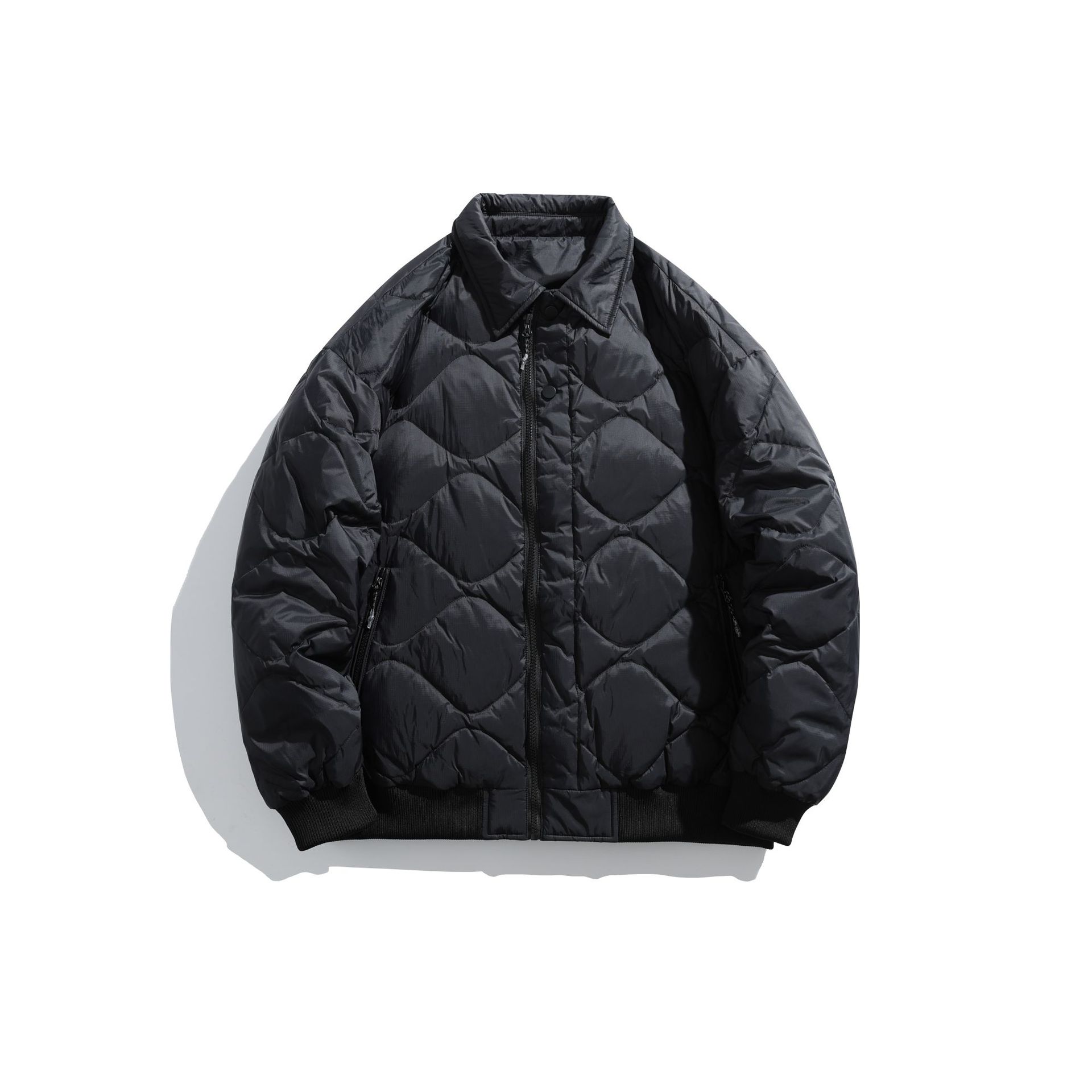 潮牌戶外葫蘆紋輕薄90白鴨絨羽絨服男女款防水保暖上衣外套