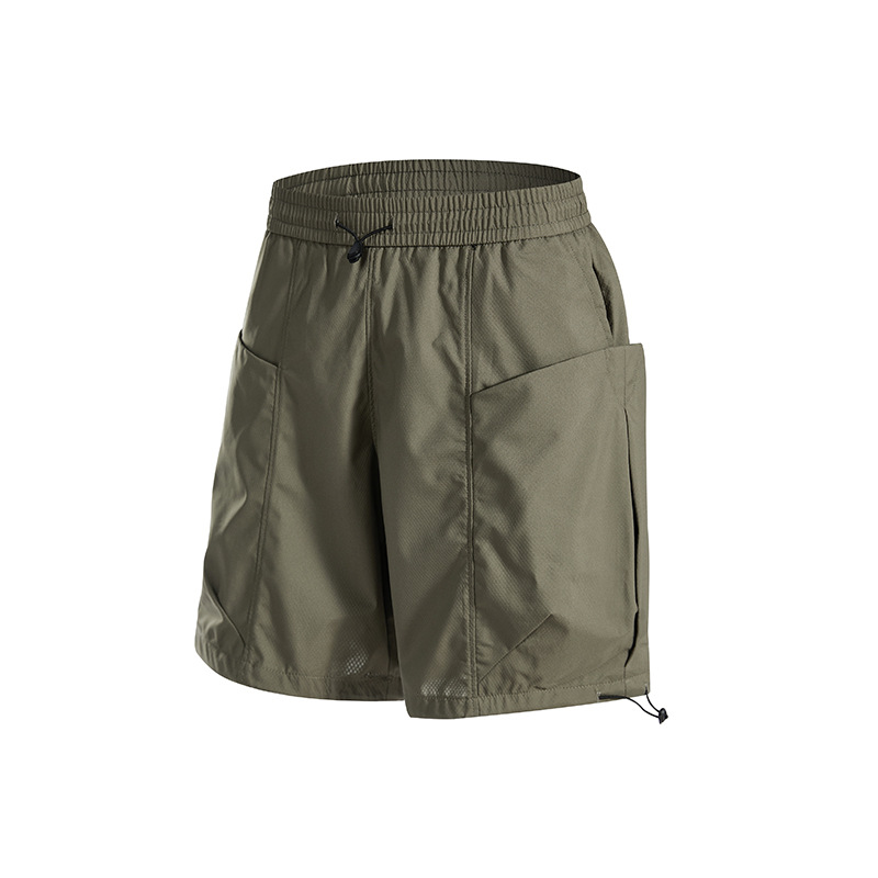 潮牌夏季戶外衝鋒短褲男休閒透氣迷彩風運動防水情侶五分褲