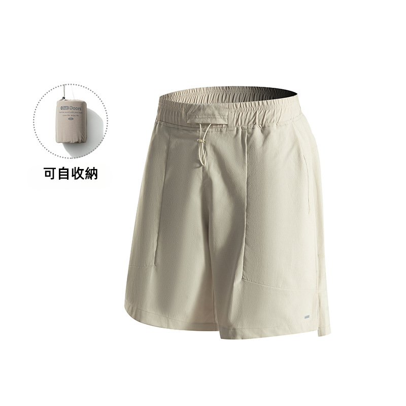 潮牌戶外短褲男夏季速乾運動休閒百搭寬鬆輕薄五分褲可收納