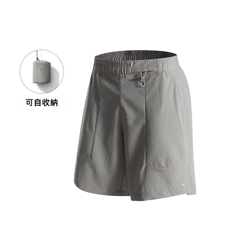 潮牌戶外短褲男夏季速乾運動休閒百搭寬鬆輕薄五分褲可收納