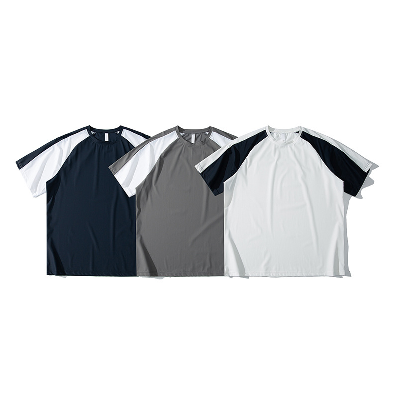 潮牌夏季T恤男UPF50+防紫外線百搭休閒輕薄透氣速幹情侶短袖