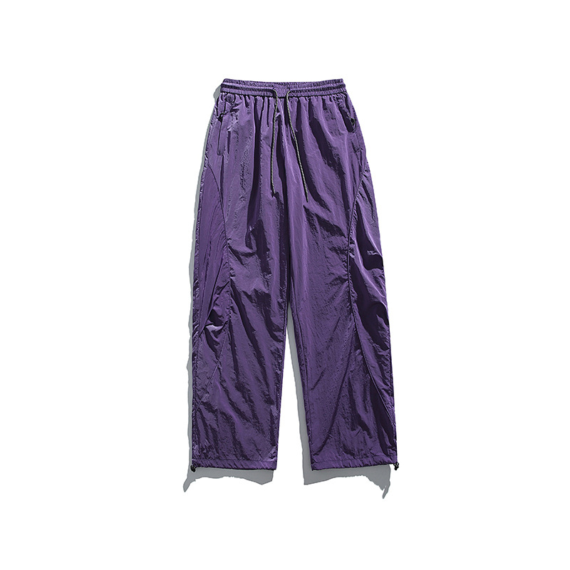 潮牌戶外三防石頭島工裝褲男秋季金屬尼龍輕量化運動休閒褲