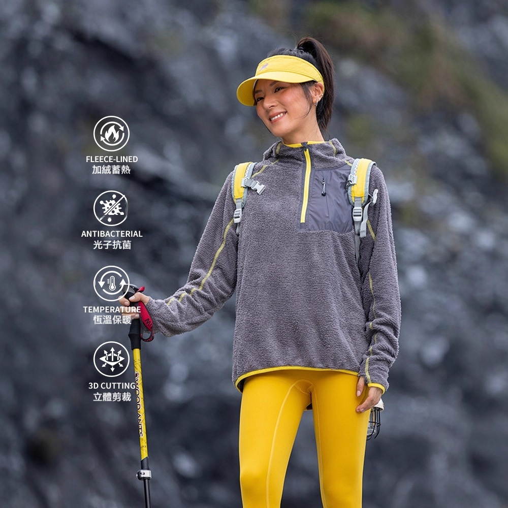 潮牌戶外連帽衛衣男抓絨鎖溫美式秋季拼接口袋情侶套頭帽衫