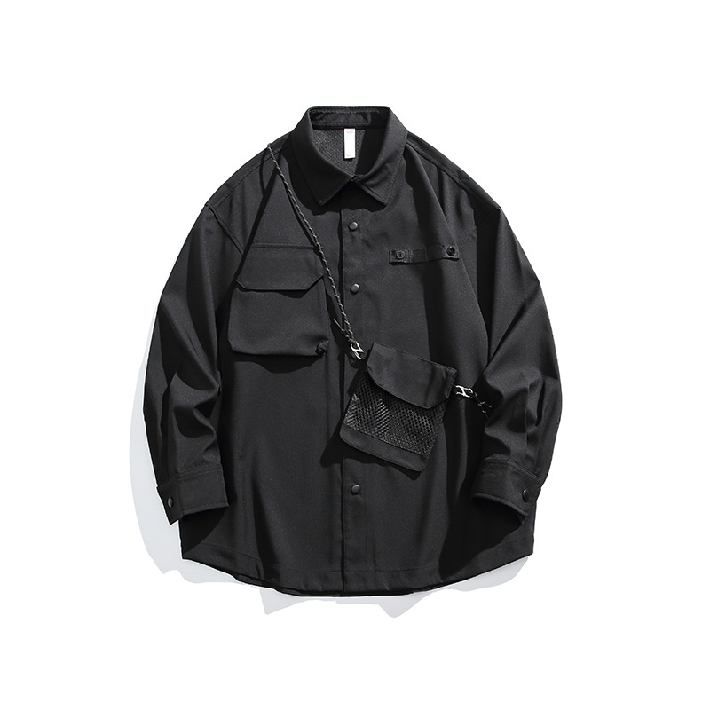 IZEXX潮牌山系三防衝鋒上衣大口袋防水防風戶外機能風襯衫男女款