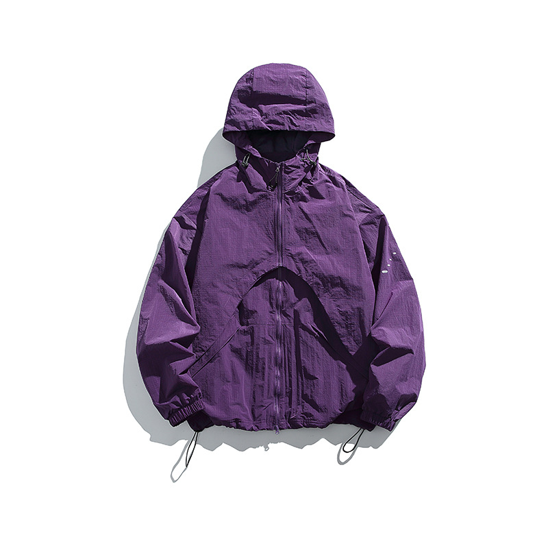 IZEXX潮牌戶外登山三防潑水真兩件可拆卸風殼衝鋒衣夾克秋季外套