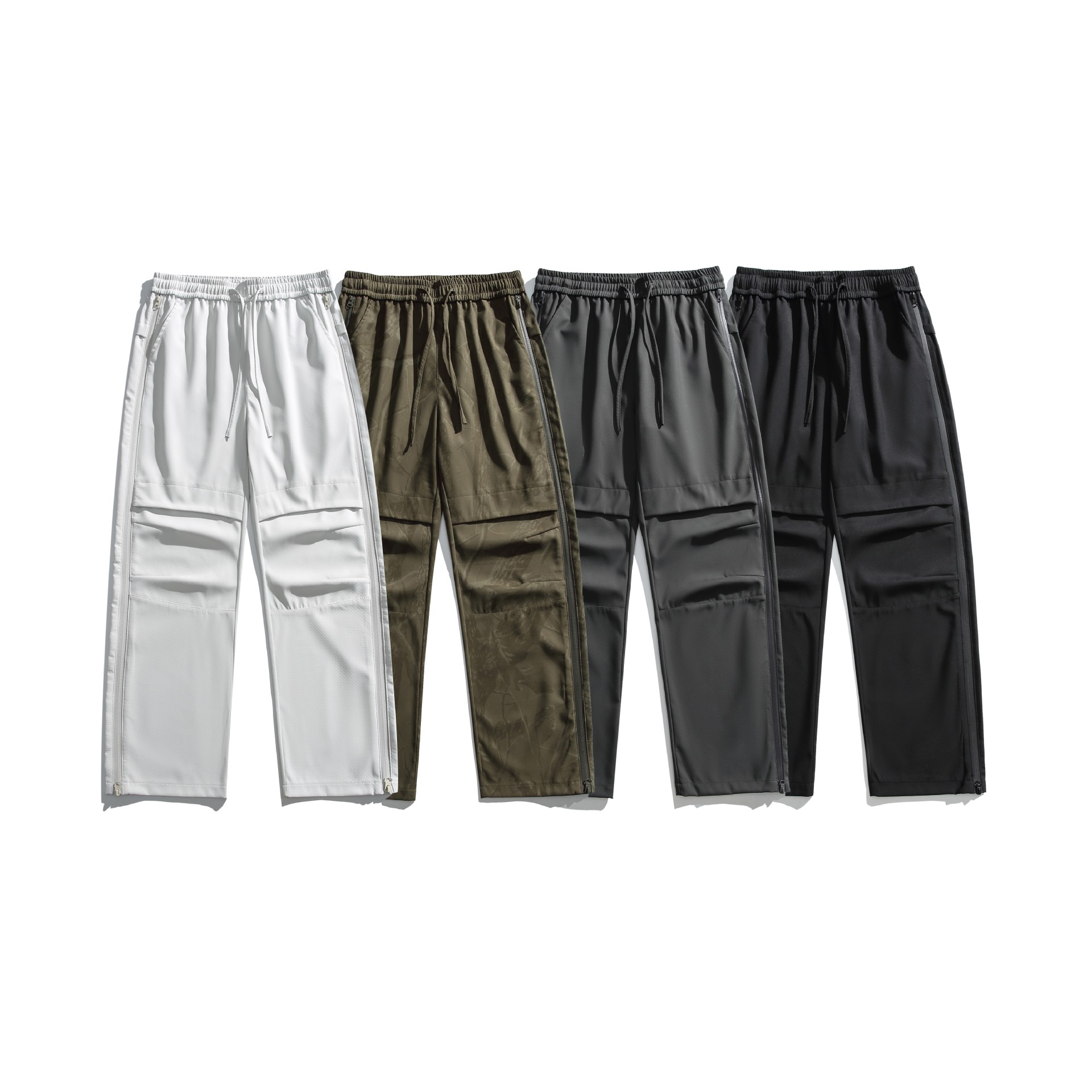 潮牌秋季三防傘兵褲男女款防水防風戶外衝鋒褲工裝休閒褲