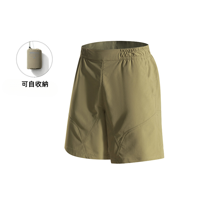 潮牌戶外短褲男夏季速乾百搭寬鬆休閒運動輕薄五分褲可收納