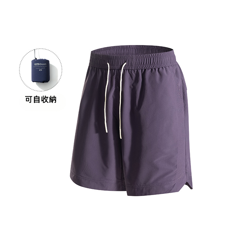 潮牌戶外短褲男夏季百搭休閒運動輕薄透氣寬鬆可收納五分褲