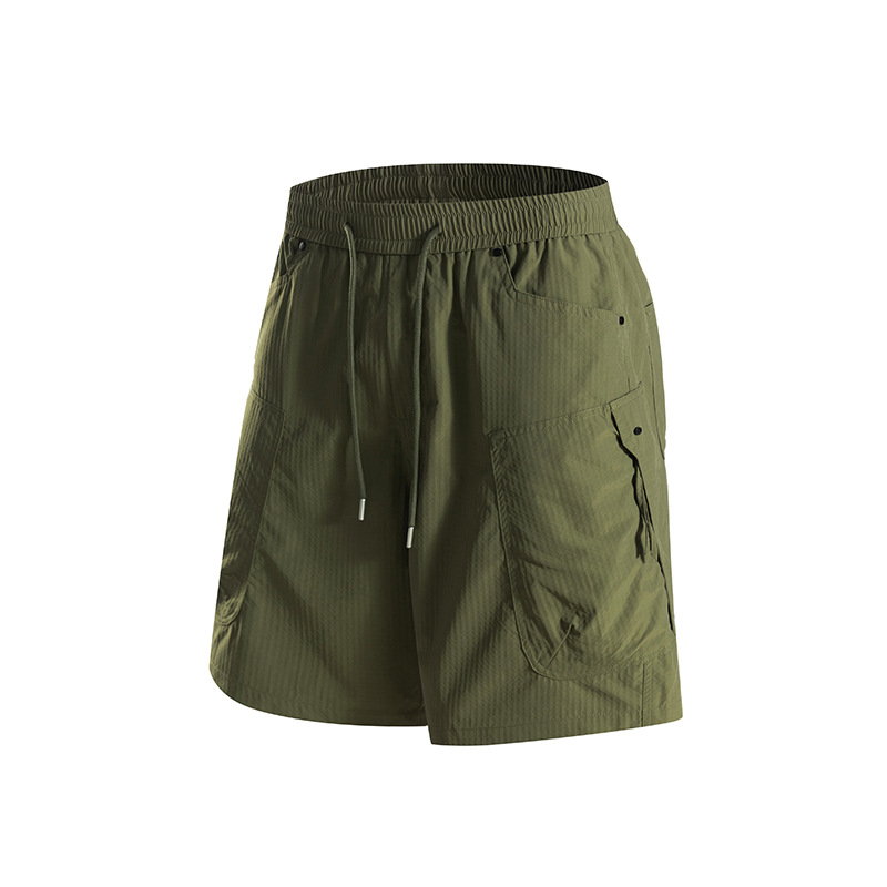 潮牌戶外山系夏季三防百搭休閒運動輕薄五分褲防水男短褲