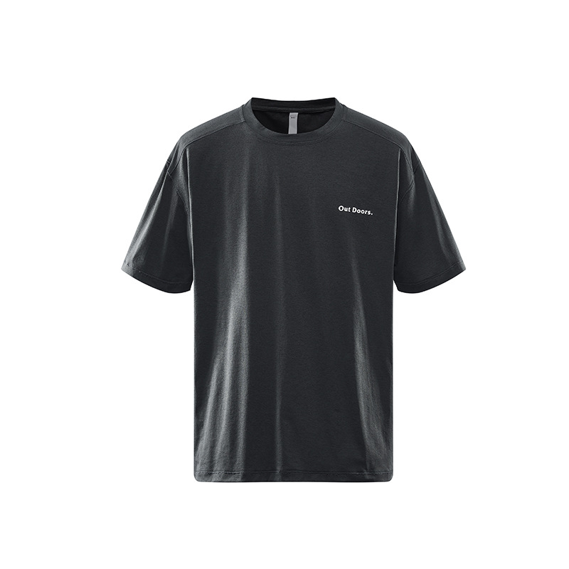 潮牌戶外短袖男UPF50 夏季百搭防紫外線透氣速乾情侶T恤上衣