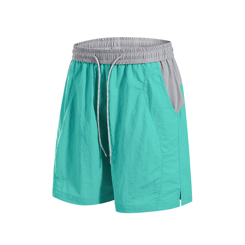 潮牌夏季戶外三防運動短袖短褲套裝男多口袋輕薄圓領T恤上衣