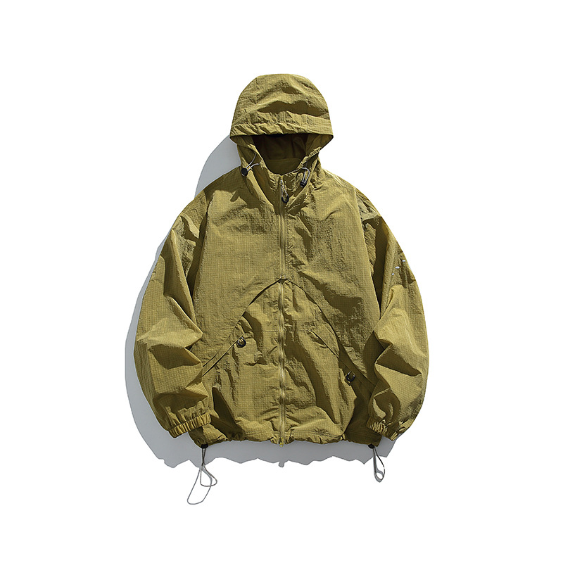 IZEXX潮牌戶外登山三防潑水真兩件可拆卸風殼衝鋒衣夾克秋季外套