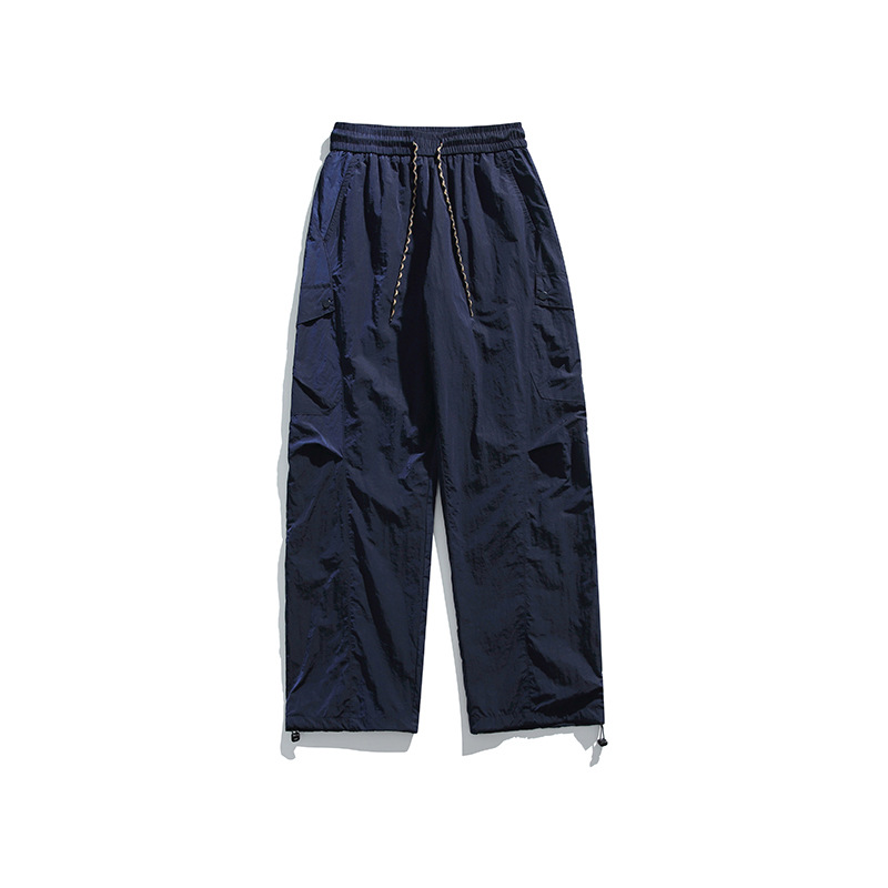 潮牌戶外金屬尼龍三防潑水工裝褲男輕量化徒步運動休閒褲子