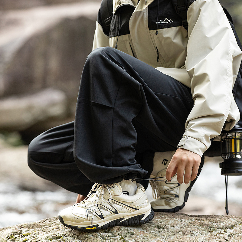 傘兵褲工裝褲男女款秋冬美式情侶直筒闊腿長褲男美式復古