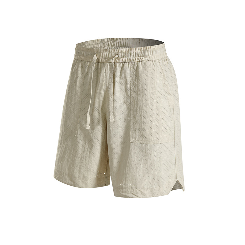 潮牌戶外短褲男夏季山系百搭休閒運動簡約輕薄寬鬆闊腿短褲