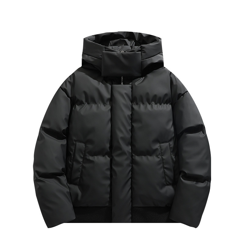 潮牌美式重磅棉衣男高街加厚連帽棉服cleanfit寬鬆保暖外套