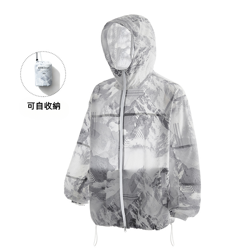 潮牌山系戶外運動防曬衣防紫外線UPF100輕薄涼感連帽皮膚衣