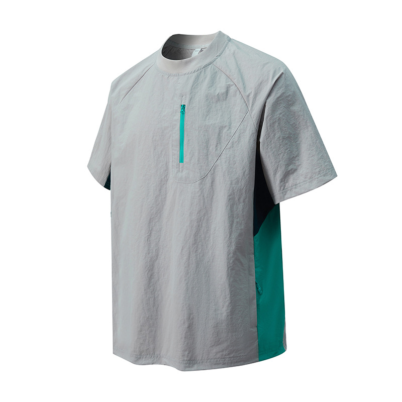 潮牌夏季戶外運動套裝輕薄速幹T恤短袖男防紫外線跑步短褲