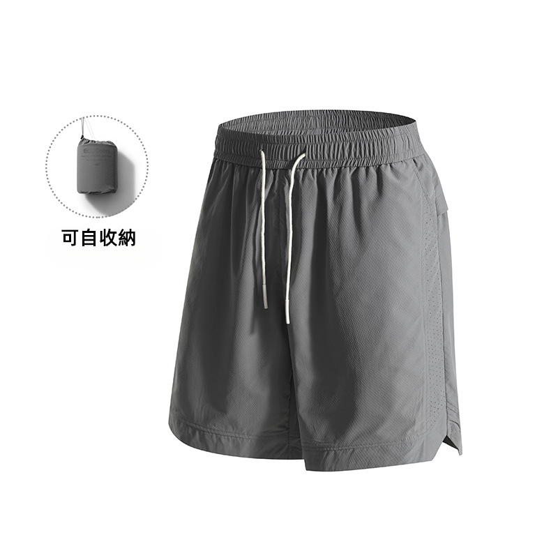 潮牌戶外短褲男夏季百搭休閒運動輕薄透氣寬鬆可收納五分褲