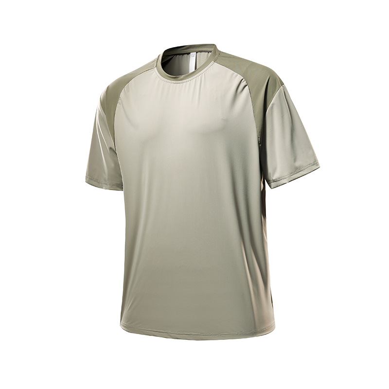 潮牌夏季T恤男UPF50+百搭休閒防紫外線速幹輕薄透氣情侶短袖