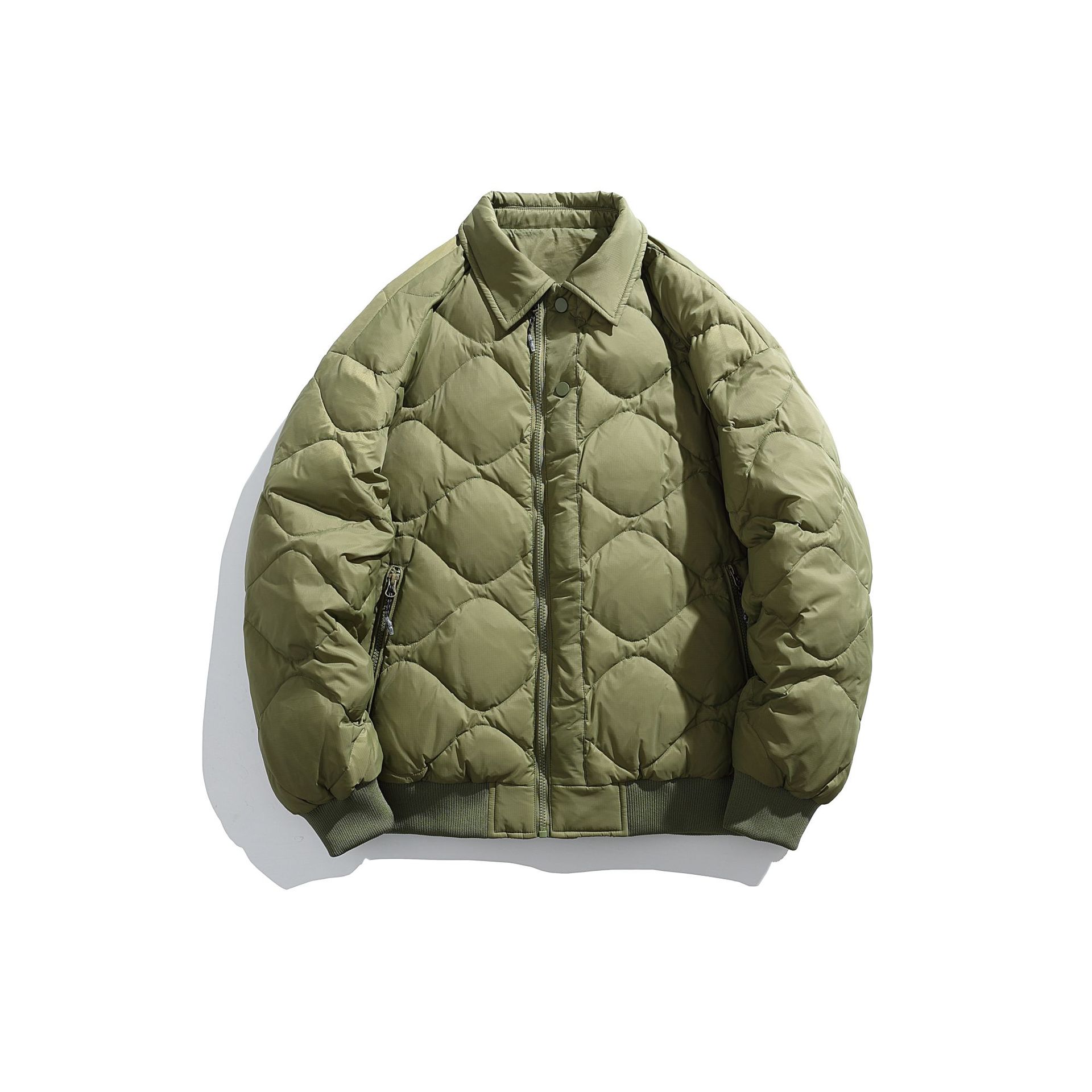 潮牌戶外葫蘆紋輕薄90白鴨絨羽絨服男女款防水保暖上衣外套