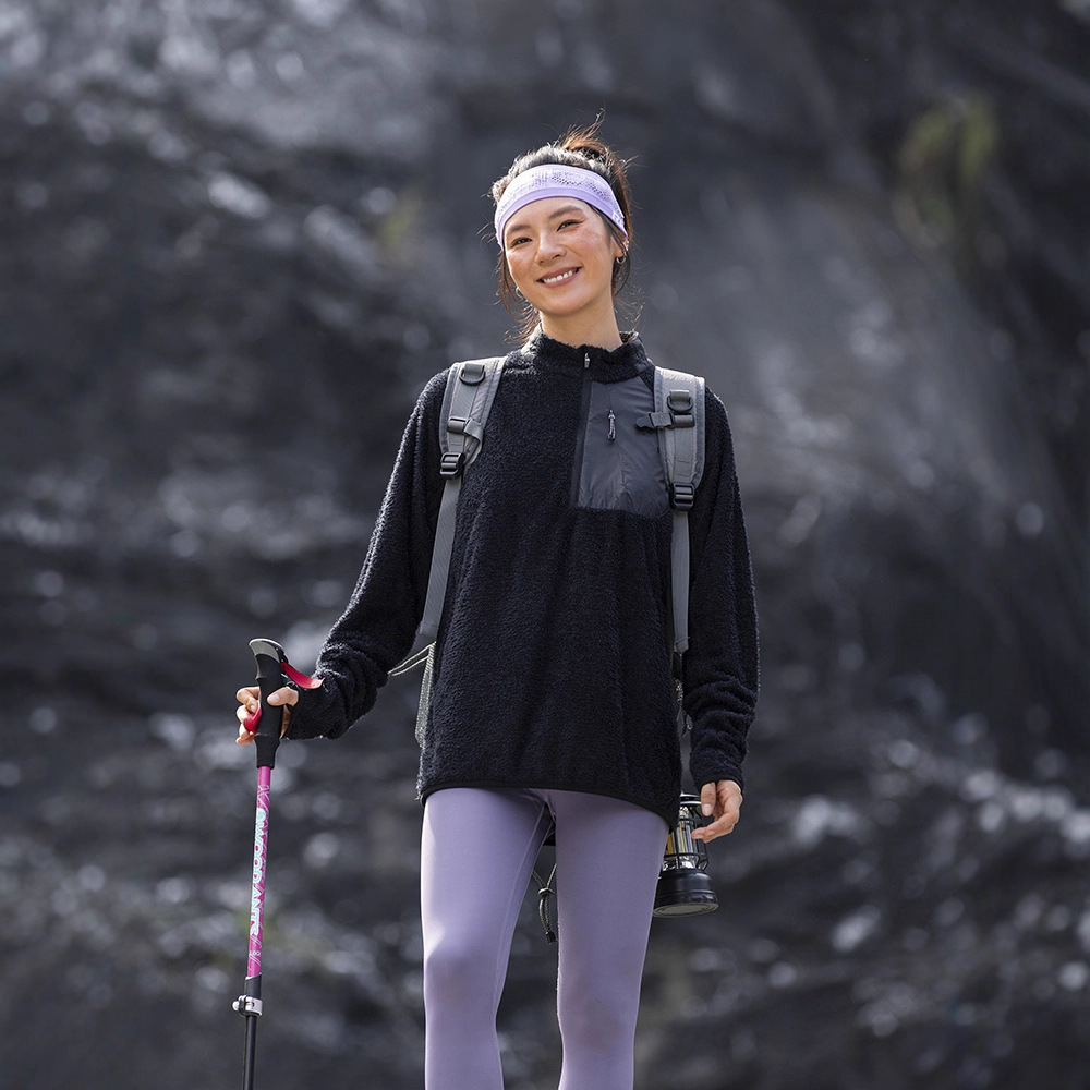 潮牌戶外長袖衛衣男女保暖抗菌恆溫百搭立領純色情侶半高領