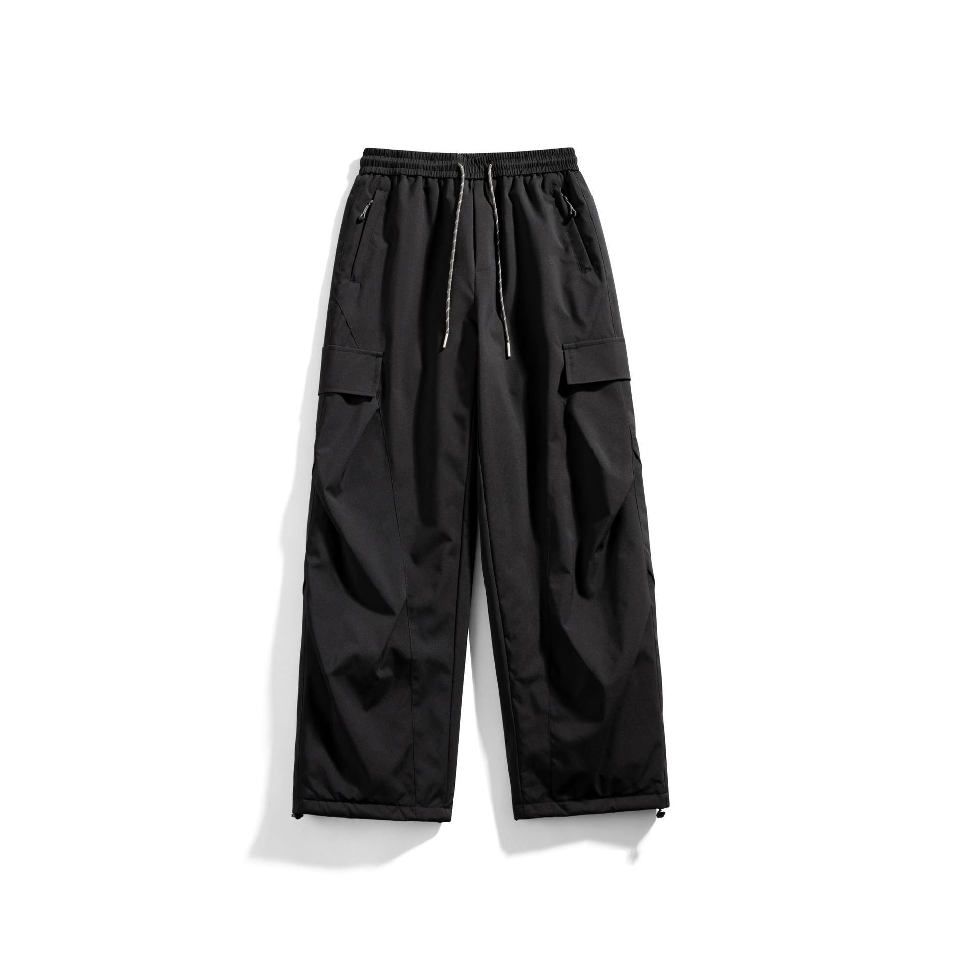 潮牌秋冬戶外防風加厚滑雪褲男女款防潑水保暖衝鋒褲工裝褲