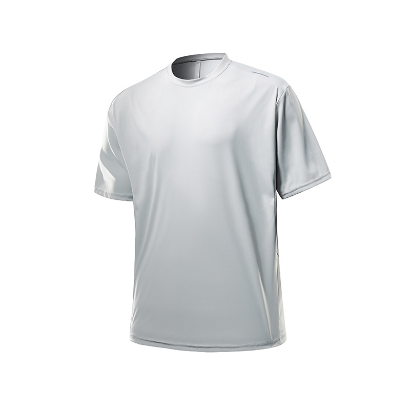 潮牌夏季男士T恤UPF100+防紫外線輕薄透氣百搭休閒速幹短袖