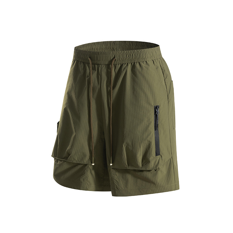 潮牌戶外短褲男山系夏季三防休閒百搭寬鬆五分褲運動防水