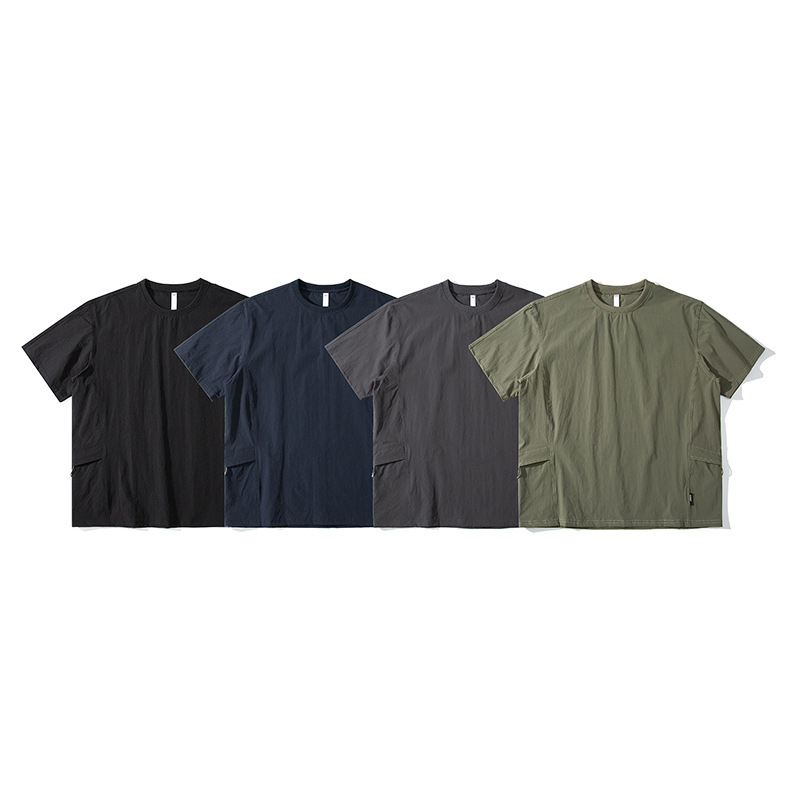 IZEXX潮牌戶外短袖男UPF50 山系夏季速乾百搭休閒輕薄透氣情侶T恤