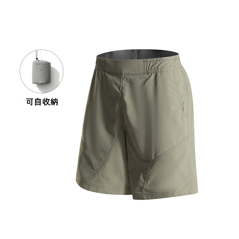 潮牌戶外短褲男夏季速乾百搭寬鬆休閒運動輕薄五分褲可收納