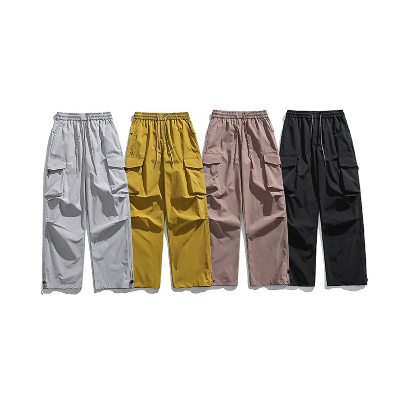 潮牌戶外登山三防潑水衝鋒褲男輕量化徒步機能傘兵工裝褲子