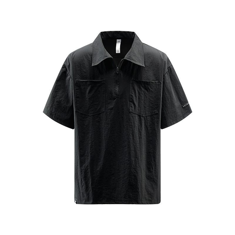 IZEXX潮牌戶外短袖男UPF50 夏季山系防紫外線百搭休閒速乾情侶T恤