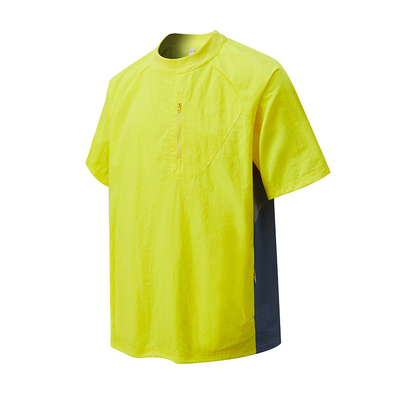 潮牌夏季戶外運動套裝輕薄速幹T恤短袖男防紫外線跑步短褲