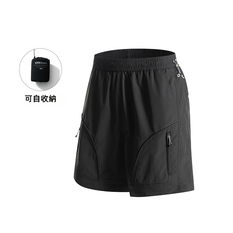 潮牌戶外短褲男夏季百搭休閒運動輕薄透氣寬鬆五分褲可收納