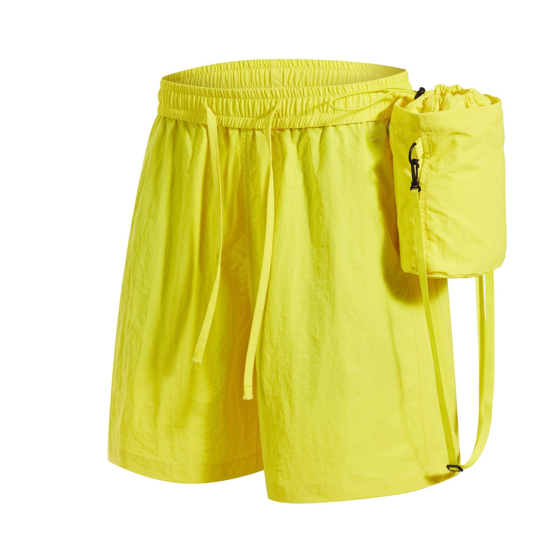 潮牌夏季線條設計速幹短袖T恤短褲套裝男圓領情侶運動五分褲