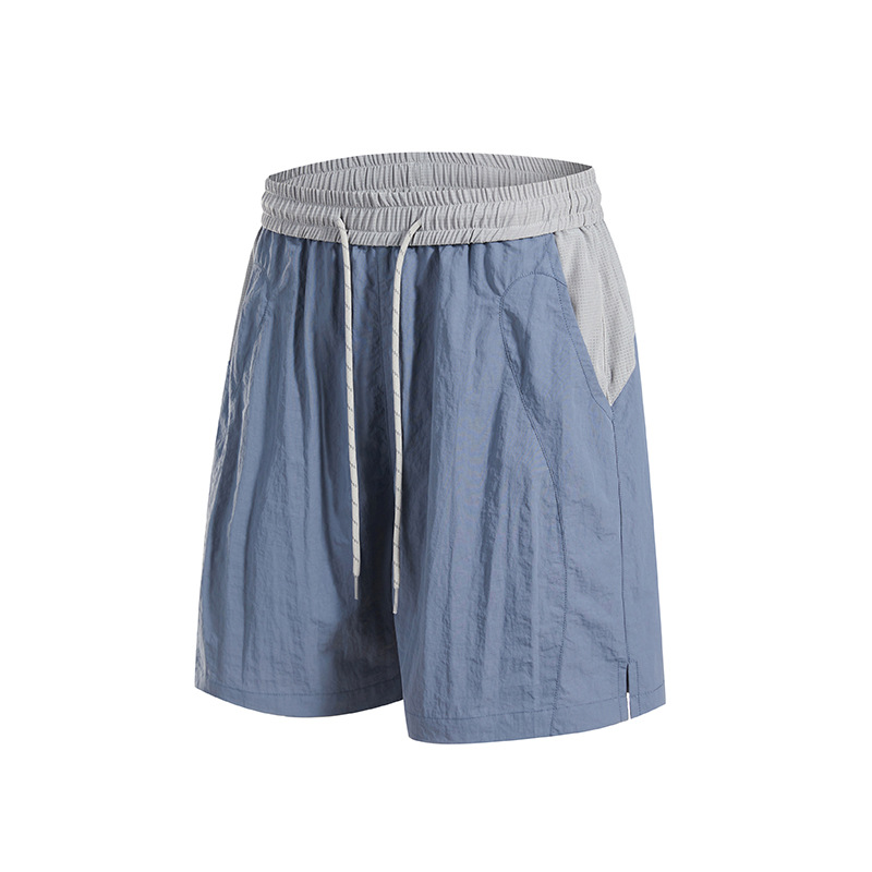 潮牌夏季戶外三防運動短袖短褲套裝男多口袋輕薄圓領T恤上衣