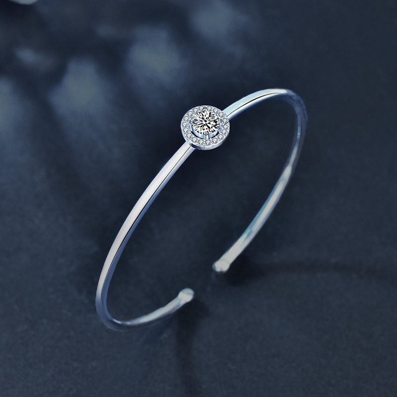 925 Sterling Silver Moissanite Bracelet
