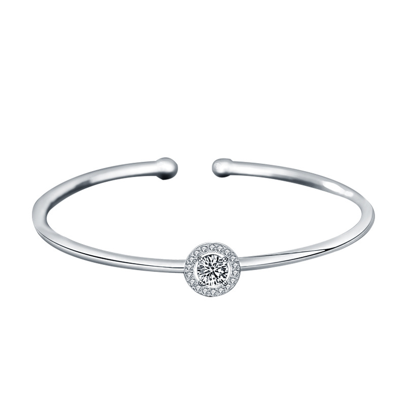 925 Sterling Silver Moissanite Bracelet