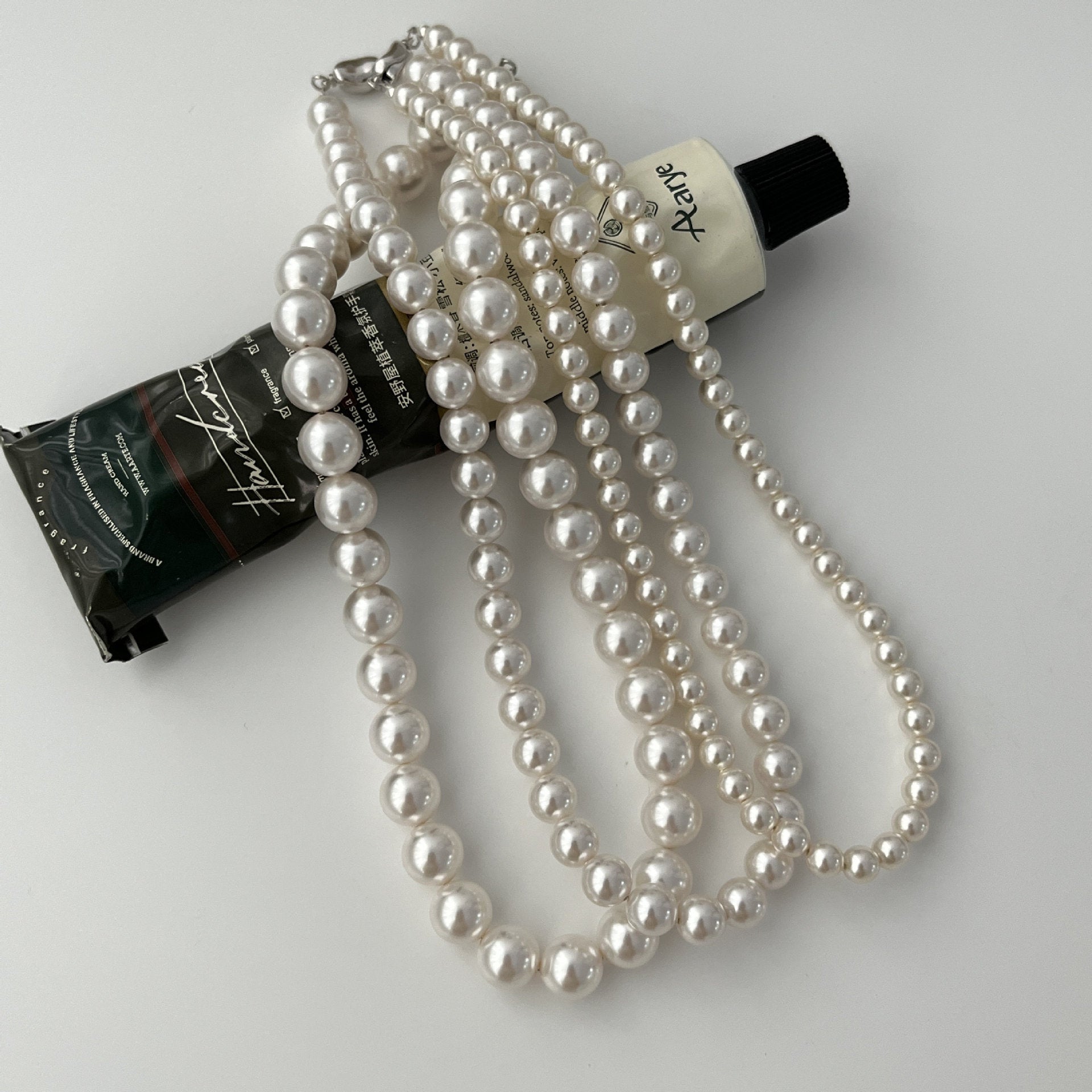 925 sterling silver pearl necklace
