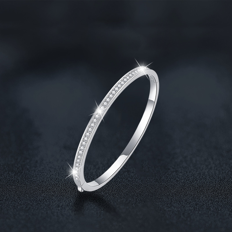 S925 silver moissanite starry bracelet