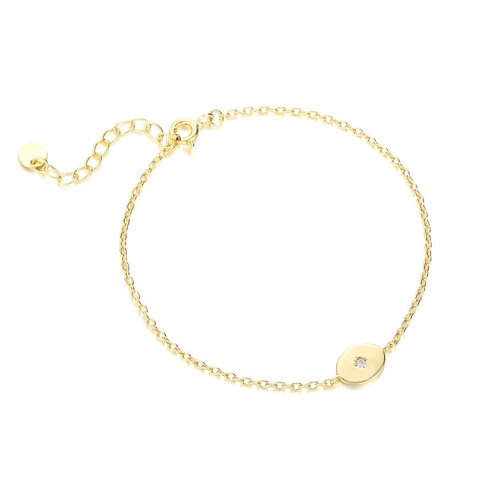 S925 Sterling Silver Micro-Pave Zircon Bracelet
